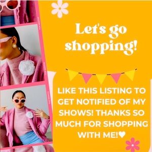 LIKE THIS LISTING TO BE NOTIFIED WHEN I GO LIVE🩷🎉🛍️